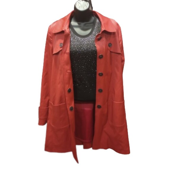 DKNY Womans Size Medium Raincoat - Picture 2 of 5